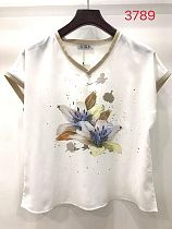Футболка Lida 3789 white - делук