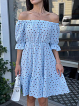 Платье Arina 2467 l.blue - делук