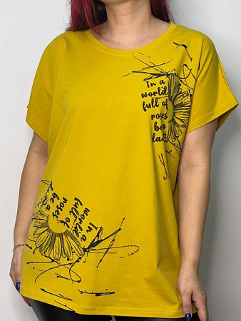 Футболка Kosta 5535 yellow - делук