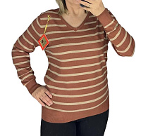 Свитер Levisha 24003 brown - делук