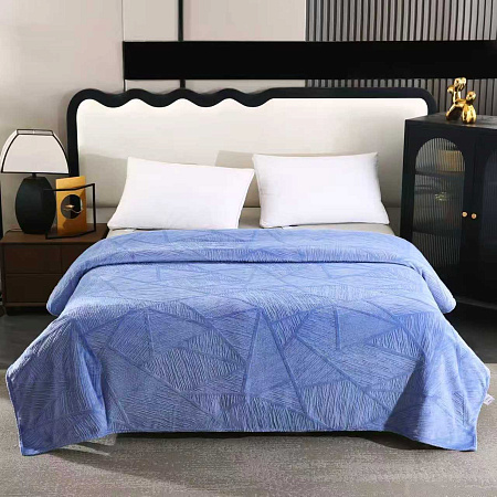 Плед в сумках пухнастик 003-34-50 blue - делук