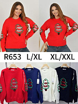 Свитер Anne-Kiss Me R653 mix - делук