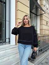 Блузка Latoria 714-2 black - делук