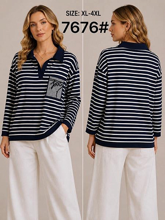 Свитер Kaffir Lily 7676 navy - делук