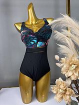 Купальник Dfk 56910 black-l.blue - делук