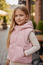 Жилетка Delfinka 3319 pink - делук