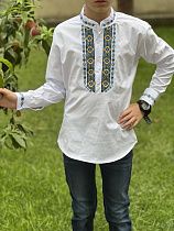 Вышиванка Nik 55968 white - делук
