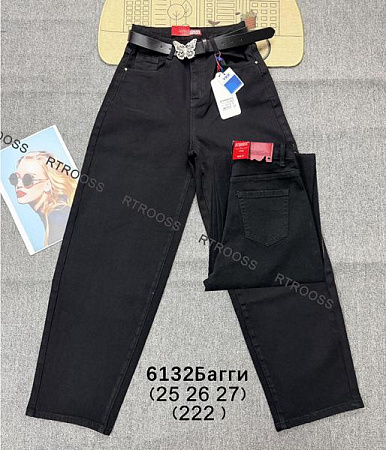 Джинсы Fangsida 6132 black - делук