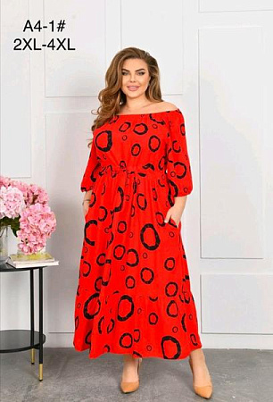 Платье Romeo Life A4-1 red - делук