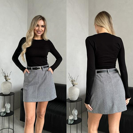 Юбка Sofi Cor 9048-1 grey - делук
