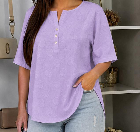 Футболка Elena&Vika 26044 lilac - делук