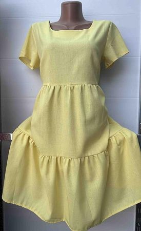 Платье Potok 902 yellow - делук