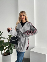 Кардиган Liza Brend 1104 grey - делук