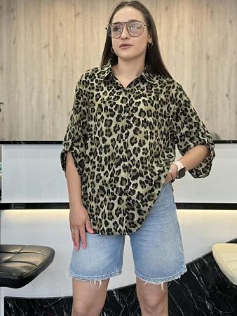 Рубашка Jjf 8807 green - делук