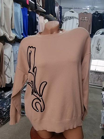 Свитер Julia JL1034 d.beige - делук