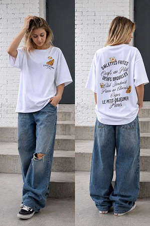 Футболка Karolina KR662 white - делук