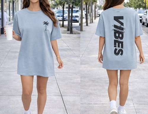 Футболка Elena&Vika 25077 l.blue - делук