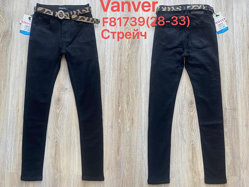 Джинсы Vanver F81739 black - делук
