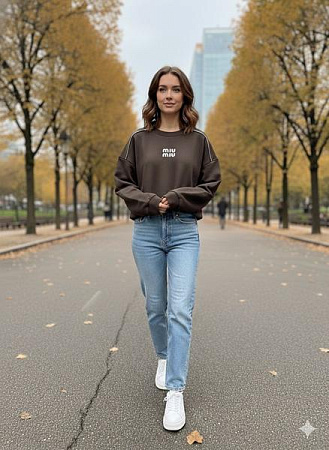 Свитер Newe N1702 brown - делук