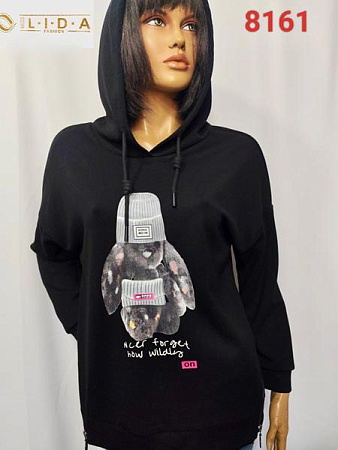 Свитер Lida 8161 black - делук