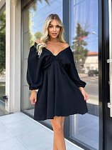 Платье Arina 6212 black - делук