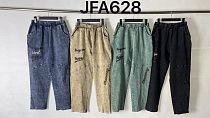 Джинсы Immei JFA628 green - делук