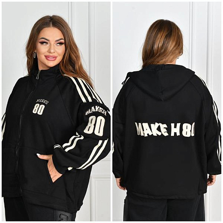 Кофта Спорт Immei 8062 black - делук