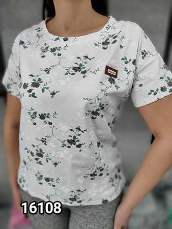 Футболка Style Nadezhda 16108 white - делук