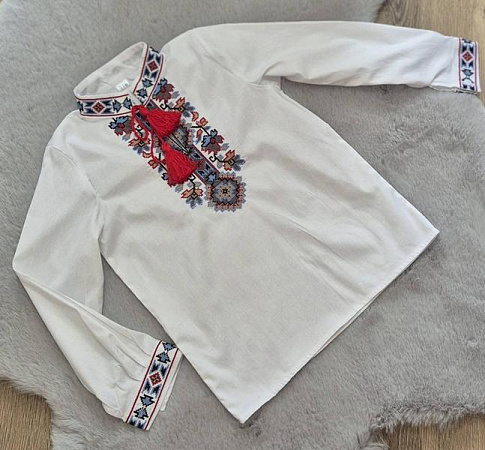 Вышиванка Limerense DD191 white - делук