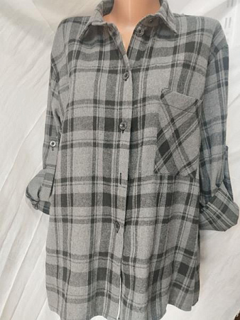 Рубашка Galina 584 d.grey - делук