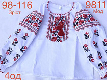 Вышиванка Надийка ND904-9811 white - делук