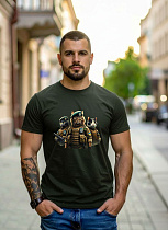 Футболка Mary Brand 461 khaki - делук