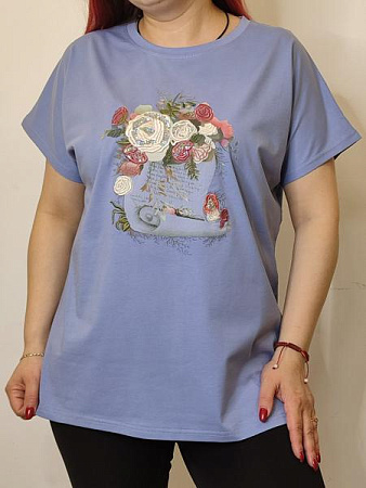 Футболка Kosta KS79 lilac - делук