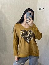 Свитер Fsn 707 olive - делук