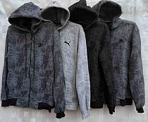 Кофта Спорт Shon S1268 grey - делук