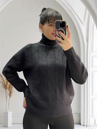 Свитер Levisha 24041 black - делук