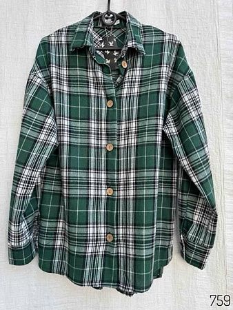 Рубашка Loren 759 green - делук