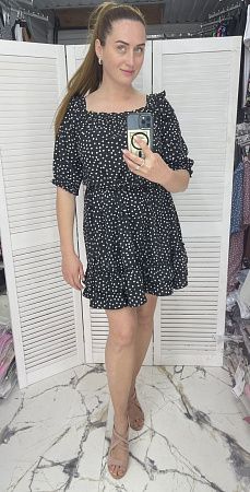 Платье Karon 675 black - делук