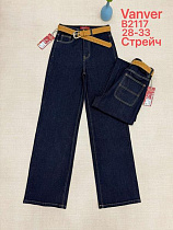 Джинсы Vanver B2117 navy - делук