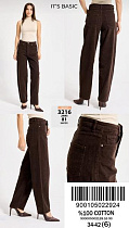 Джинсы Jeans Style 3216-29W5-81 brown - делук