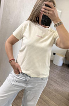 Футболка Lora LR1477 beige - делук