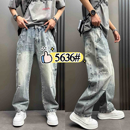 Джинсы God Baron 5636 l.blue - делук