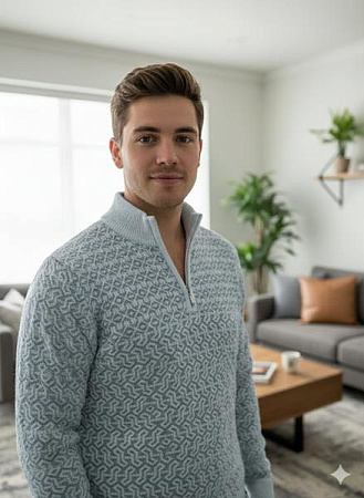 Свитер Moranny MR43 l.grey - делук