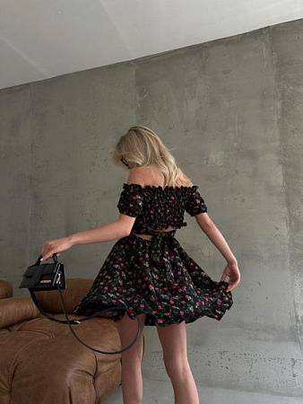 Платье Arina 6214 black - делук