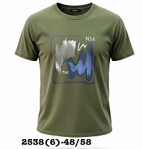 Футболка Liopt 2538-6 khaki - делук