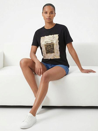 Футболка Nefertiti NF239 black - делук
