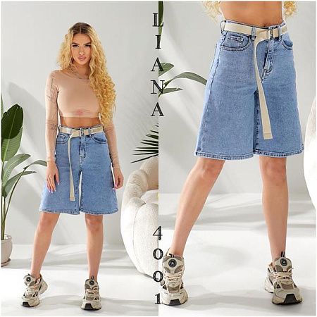 Шорты Liana Denim 4001 l.blue - делук