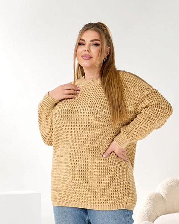 Свитер Liza Brend 1115 beige - делук