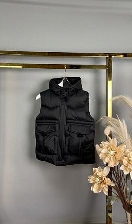 Жилетка Delfinka 8169 black - делук