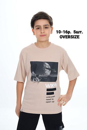 Футболка Mmz M247 beige - делук